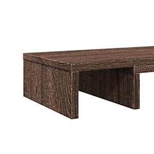 Stojan na monitor hnědý dub 80x24x10,5 cm kompozitní dřevo - obrázek 7