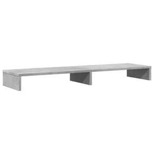 vidaXL monitorialus, betoonhall, 100x27x10 cm, tehispuit