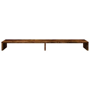 Stojan na monitor kouřový dub 100 x 27 x 10 cm kompozitní dřevo - obrázek 4