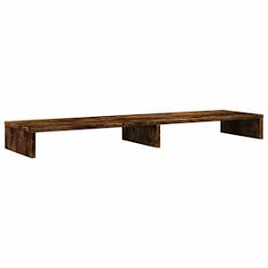 Stojan na monitor kouřový dub 100 x 27 x 10 cm kompozitní dřevo - obrázek 6
