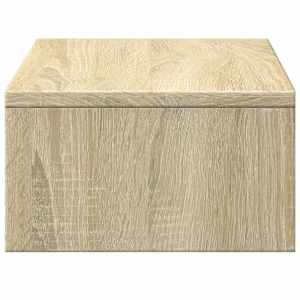 Stojan na monitor se zásuvkami dub sonoma 50x27x15 cm kompozit - obrázek 6