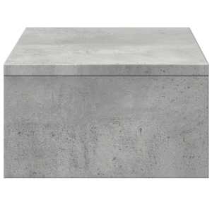 Stojan na monitor se zásuvkami betonově šedý 50 x 27 x 15 cm - obrázek 6