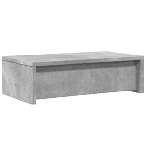 Stojan na monitor se zásuvkami betonově šedý 50 x 27 x 15 cm - obrázek 7
