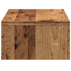 Stojan na monitor se zásuvkami old wood 50x27x15 cm kompozit - obrázek 6
