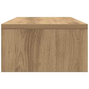 Stojan na monitor se zásuvkami dub artisan 50x27x15 cm kompozit - obrázek 6
