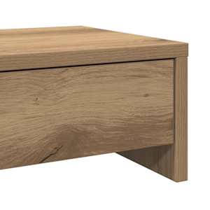 Stojan na monitor se zásuvkami dub artisan 50x27x15 cm kompozit - obrázek 8