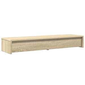 Stojan na monitor se zásuvkami, dub sonoma, 100 x 27 x 15 cm, konstrukční dřevo - obrázek 7