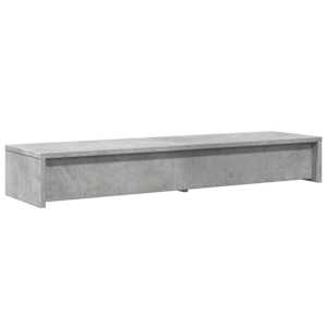 Stojan na monitor se zásuvkami betonově šedý 100 x 27 x 15 cm - obrázek 7