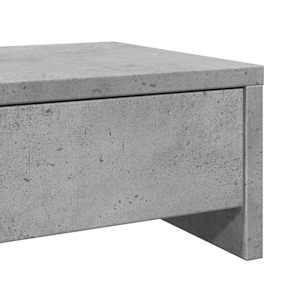 Stojan na monitor se zásuvkami betonově šedý 100 x 27 x 15 cm - obrázek 8