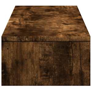 Stojan na monitor se zásuvkami kouřový dub 100x27x15cm kompozit - obrázek 6