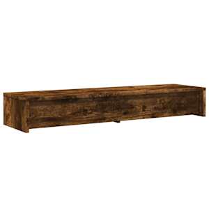 Stojan na monitor se zásuvkami kouřový dub 100x27x15cm kompozit - obrázek 7