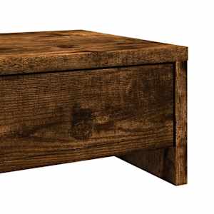 Stojan na monitor se zásuvkami kouřový dub 100x27x15cm kompozit - obrázek 8
