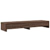 vidaXL sahtlitega monitorialus, pruun tamm, 100x27x15 cm, tehispuit