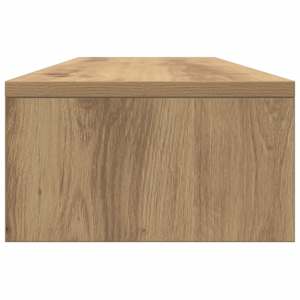 Stojan na monitor se zásuvkami dub artisan 100x27x15cm kompozit - obrázek 6