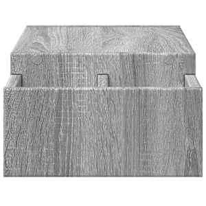 Stojan na monitor s úložným prostorem šedý sonoma 70x27x15 cm - obrázek 5