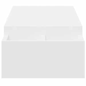 Stojan na monitor s úložným prostorem bílý 100x27x15cm kompozit - obrázek 5
