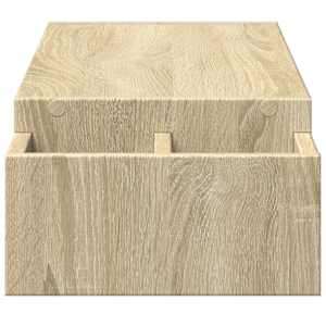 Stojan na monitor s úložným prostorem dub sonoma 100x27x15 cm - obrázek 5