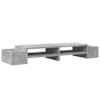 vidaXL hoiuruumiga monitorialus, hall, 100x27x15 cm, tehispuit