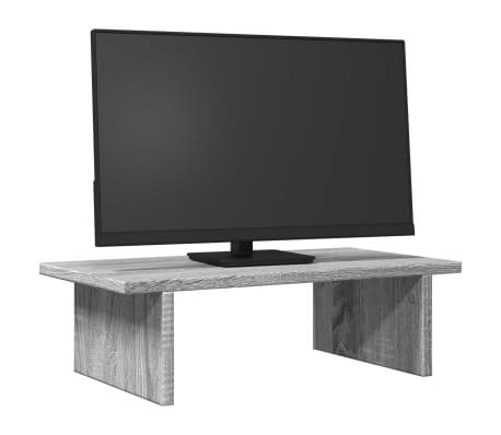 vidaXL sz&uuml;rke sonoma sz&iacute;nű szerelt fa monitor&aacute;llv&aacute;ny 50 x 27 x 15 cm