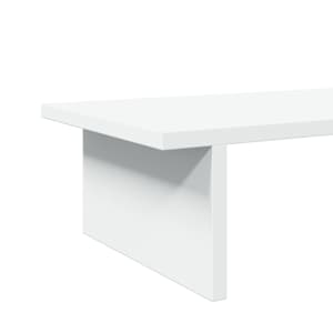 Stojan na monitor bílý 100 x 27 x 15 cm kompozitní dřevo - obrázek 7