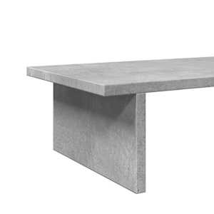 Stojan na monitor betonově šedý 100x27x15 cm kompozitní dřevo - obrázek 7
