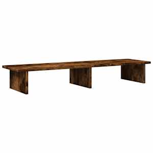 vidaXL monitorialus, suitsutatud tamm, 100 x 27 x 15 cm, tehispuit