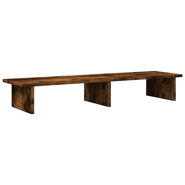 vidaXL monitorialus, suitsutatud tamm, 100 x 27 x 15 cm, tehispuit