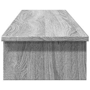 Stojan na monitor šedý sonoma 100 x 27 x 15 cm kompozitní dřevo - obrázek 5