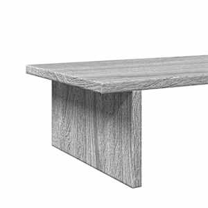 Stojan na monitor šedý sonoma 100 x 27 x 15 cm kompozitní dřevo - obrázek 7