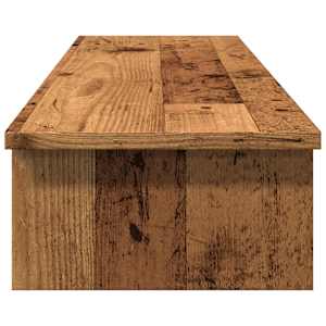 Stojan na monitor old wood 100 x 27 x 15 cm kompozitní dřevo - obrázek 5