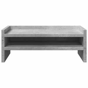 Stojan na monitor betonově šedý 42x24x16 cm kompozitní dřevo - obrázek 4