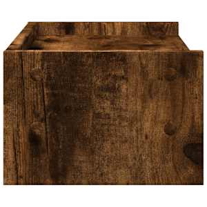 Stojan na monitor kouřový dub 42 x 24 x 16 cm kompozitní dřevo - obrázek 5