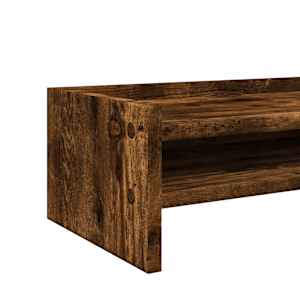 Stojan na monitor kouřový dub 42 x 24 x 16 cm kompozitní dřevo - obrázek 7