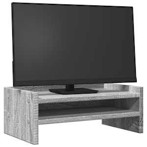 Stojan na monitor šedý sonoma 42 x 24 x 16 cm kompozitní dřevo - obrázek 3
