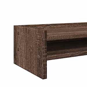 Stojan na monitor hnědý dub 42 x 24 x 16 cm kompozitní dřevo - obrázek 7
