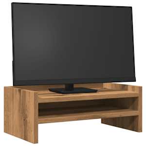 vidaXL Monitor Stand Artisian Oak 42x24x16 cm Engineered Wood