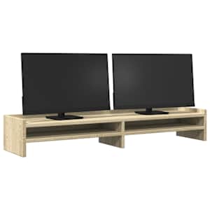 Stojan na monitor dub sonoma 100 x 24 x 16 cm kompozitní dřevo - obrázek 3