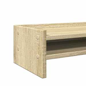 Stojan na monitor dub sonoma 100 x 24 x 16 cm kompozitní dřevo - obrázek 7