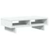 vidaXL monitorialus, valge, 50 x 27 x 15 cm, tehispuit