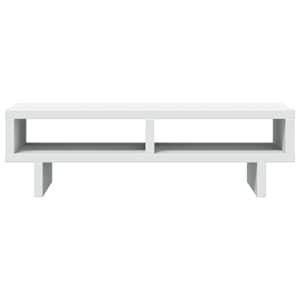 Stojan na monitor bílý 50 x 27 x 15 cm kompozitní dřevo - obrázek 4
