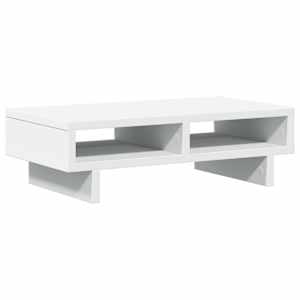 Stojan na monitor bílý 50 x 27 x 15 cm kompozitní dřevo - obrázek 6