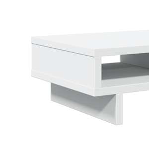 Stojan na monitor bílý 50 x 27 x 15 cm kompozitní dřevo - obrázek 7