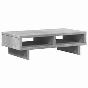 vidaXL monitorialus, betoonhall, 50x27x15 cm, tehispuit