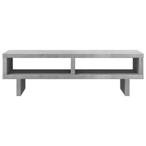 Stojan na monitor betonově šedý 50x27x15 cm kompozitní dřevo - obrázek 4