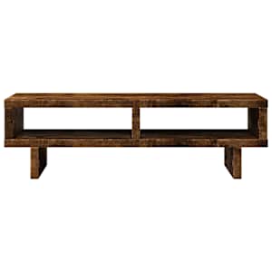 Stojan na monitor kouřový dub 50 x 27 x 15 cm kompozitní dřevo - obrázek 4