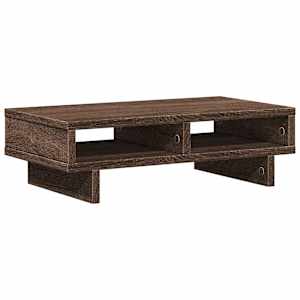 Stojan na monitor hnědý dub 50 x 27 x 15 cm kompozitní dřevo - obrázek 2