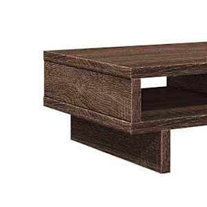 Stojan na monitor hnědý dub 50 x 27 x 15 cm kompozitní dřevo - obrázek 7