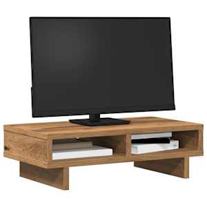 Stojan na monitor dub artisan 50 x 27 x 15 cm kompozitní dřevo - obrázek 3