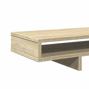 Stojan na monitor dub sonoma 100 x 27 x 15 cm kompozitní dřevo - obrázek 7