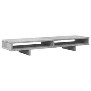 Stojan na monitor betonově šedý 100x27x15 cm kompozitní dřevo - obrázek 6